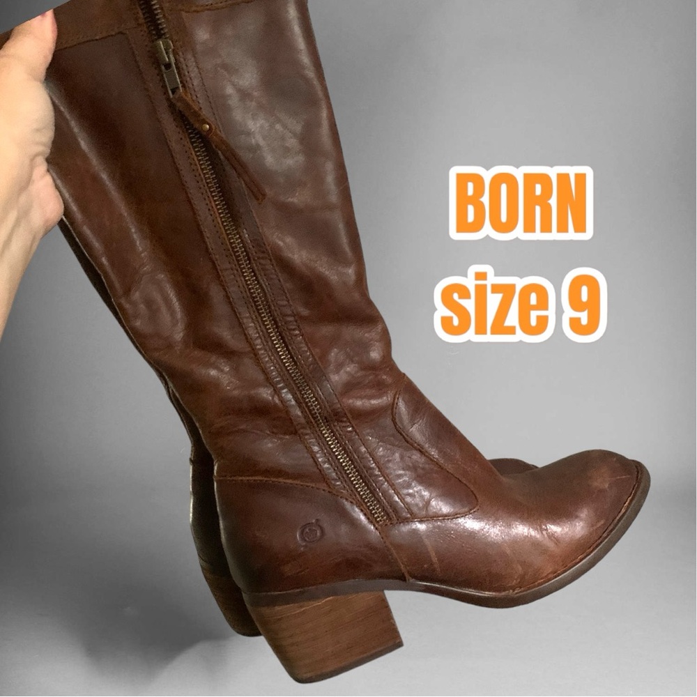 Born Fannar Brown Knee High Boot